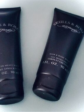 Ed Hardy Skulls & Roses Black Hair & Body Wash Gel